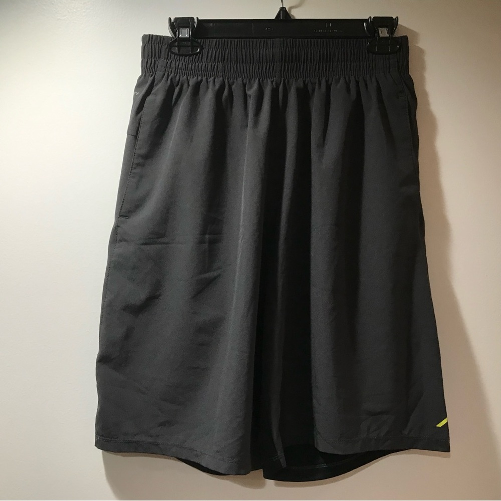 Men's Black Athletic Shorts. Qwick-Dri